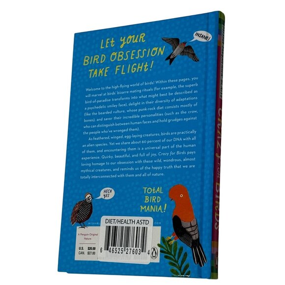 Crazy for Birds Hardcover Book NEW Nature Gift - Picture 2 of 5